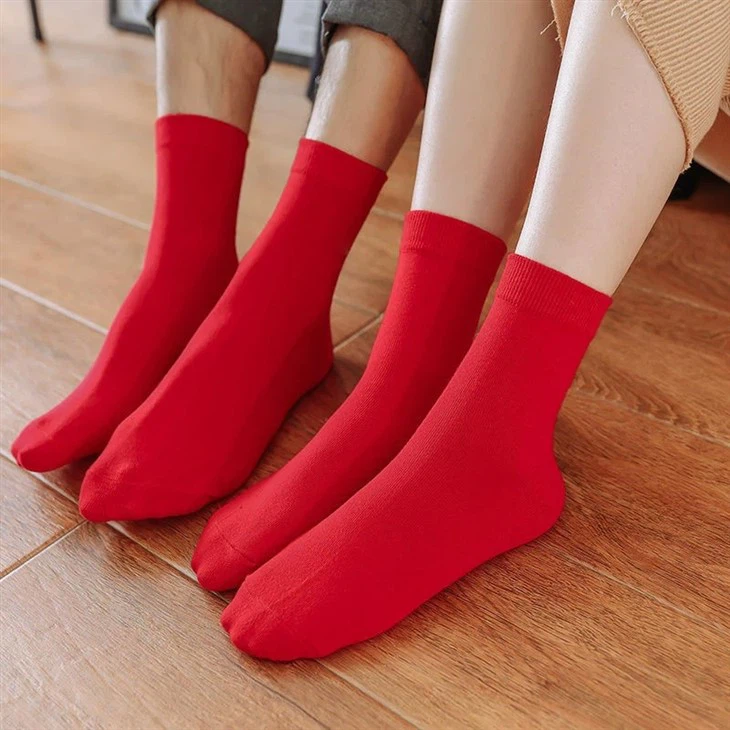 نوبیاہے جوڑے کاٹن جرابوں