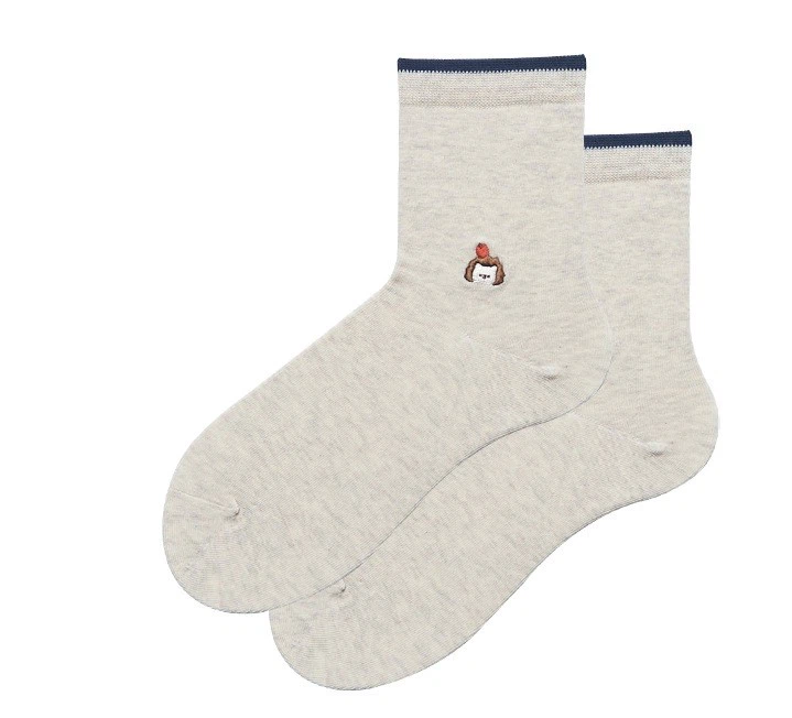 سفید کارٹون پیٹرن سمر لمبا ٹخنوں والا لباس